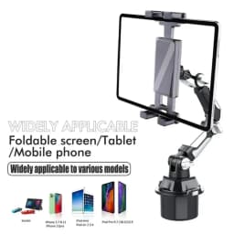 360 Degree Rotation Car in-car Water Cup Holder Car Cup Holder Long Joint Position Mobile Phone Tablet Computer Car Bracket