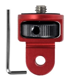 1/4" Aluminum Alloy Screw Converter Mini Tripod Adapter for Gopro 13 12 11 10 9 8 Insta360 X5 X4 X3 Action Camera Monopod Mount