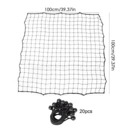 Replacement Net For Rebounder 39.37x39.37 Inches Football Catching Net With 20 Ropes Fielding Training Rebound Catch Mesh