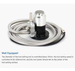High Precision Automatic Tool Sensor CNC Z Axis Tool Press Sensor Tool Setting Gauge 4Wires Engraving Machine CNC Router