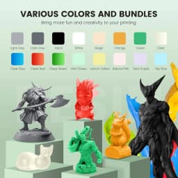SUNLU Standard Resin/ABS Like/Water Wash/14K Standard Resin 5KG 1KG/Bottle 405nm UV Resin 3D Printing For LCD 3D Printer