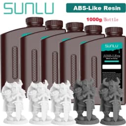 SUNLU Standard Resin/ABS Like/Water Wash/14K Standard Resin 5KG 1KG/Bottle 405nm UV Resin 3D Printing For LCD 3D Printer