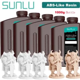 SUNLU Standard Resin/ABS Like/Water Wash/14K Standard Resin 5KG 1KG/Bottle 405nm UV Resin 3D Printing For LCD 3D Printer