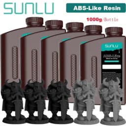SUNLU Standard Resin/ABS Like/Water Wash/14K Standard Resin 5KG 1KG/Bottle 405nm UV Resin 3D Printing For LCD 3D Printer