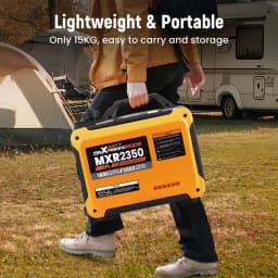 Inverter Generator Petrol 1800W-2000W Portable Silent for Camping Caravan 15kg