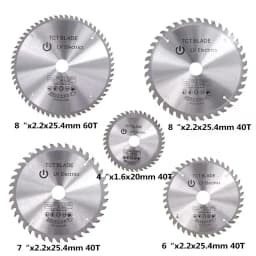 XCAN Saw Blade 1pc 4'' 6'' 7'' 8'' Wood Saw Blade 30/40/60T Circular Cutting Disc For Cutting Wood TCT Saw Disc