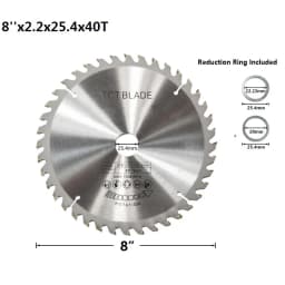XCAN Saw Blade 1pc 4'' 6'' 7'' 8'' Wood Saw Blade 30/40/60T Circular Cutting Disc For Cutting Wood TCT Saw Disc