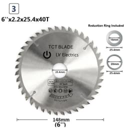 XCAN Saw Blade 1pc 4'' 6'' 7'' 8'' Wood Saw Blade 30/40/60T Circular Cutting Disc For Cutting Wood TCT Saw Disc