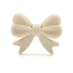 LOFCA Silicone Crown Beads 10pcs Bow Tie Beads BPA Free Food Grade Silicone Beads Necklace Keychain Jewelry Accessories