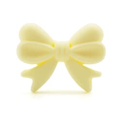 LOFCA Silicone Crown Beads 10pcs Bow Tie Beads BPA Free Food Grade Silicone Beads Necklace Keychain Jewelry Accessories