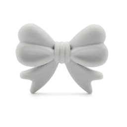 LOFCA Silicone Crown Beads 10pcs Bow Tie Beads BPA Free Food Grade Silicone Beads Necklace Keychain Jewelry Accessories