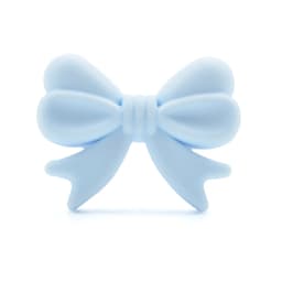 LOFCA Silicone Crown Beads 10pcs Bow Tie Beads BPA Free Food Grade Silicone Beads Necklace Keychain Jewelry Accessories