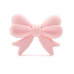 LOFCA Silicone Crown Beads 10pcs Bow Tie Beads BPA Free Food Grade Silicone Beads Necklace Keychain Jewelry Accessories