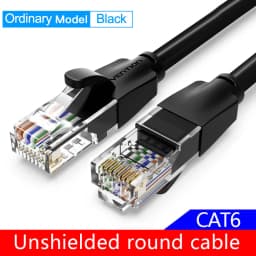 Vention Ethernet Cable RJ45 Cat 6A Lan Cable UTP RJ 45 Network Cable for Cat6 Cat6a Compatible Patch Cord for Modem Router Cable