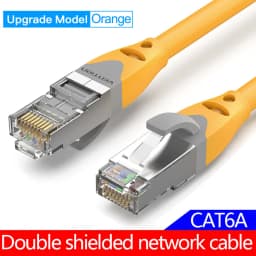 Vention Ethernet Cable RJ45 Cat 6A Lan Cable UTP RJ 45 Network Cable for Cat6 Cat6a Compatible Patch Cord for Modem Router Cable