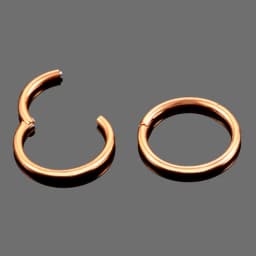 1PC Titanium Segment Nose Piercing 12G Septum Clicker Pirsing Earring 14G Nostril Piercing Helix Conch Pirsing Nariz 20G Jewelry