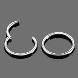 1PC Titanium Segment Nose Piercing 12G Septum Clicker Pirsing Earring 14G Nostril Piercing Helix Conch Pirsing Nariz 20G Jewelry
