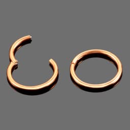 1PC Titanium Segment Nose Piercing 12G Septum Clicker Pirsing Earring 14G Nostril Piercing Helix Conch Pirsing Nariz 20G Jewelry