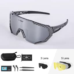 X-TIGER Cycling Glasses Polarized Glasses Bike Eyewear Sports Men's Photochromic Sunglasses MTB Road Bicycle Goggles 3/5 Lens