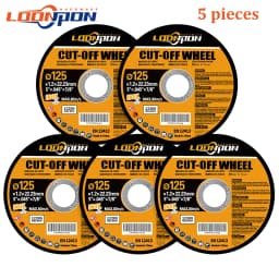 Resin Cutting Disc 125mm Cut Off Wheels Flap Sanding Grinding Discs Angle Grinder Wheel for Metal 4inch 15/25/40Pcs