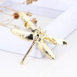 Fashion Crystal Vintage Dragonfly Brooch Large Insect Brooches For Women Pins Wedding Jewelry Accessories