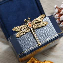 Fashion Crystal Vintage Dragonfly Brooch Large Insect Brooches For Women Pins Wedding Jewelry Accessories