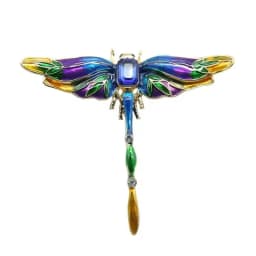 Fashion Crystal Vintage Dragonfly Brooch Large Insect Brooches For Women Pins Wedding Jewelry Accessories