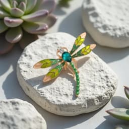 Fashion Crystal Vintage Dragonfly Brooch Large Insect Brooches For Women Pins Wedding Jewelry Accessories