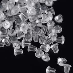 5mm 100pcs Clear Soft Silicone Rubber Earring Backs Safety Round Stopper High Quality Jewelry Accessories DIY Parts Ear Plugging
