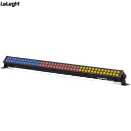 Leleght 120W RGB 80PCS LEDs Wall Washer Light Stage Effect Lighting Sound Control DMX 2/3/4/6/7/12/24CH For Concert Party KTV
