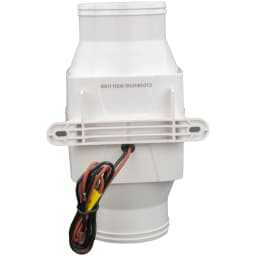 12V DC 3-Inch In-Line Bilge Blower Fan, 130 CFM Marine Ventilation Fan, 2.5A Max Current
