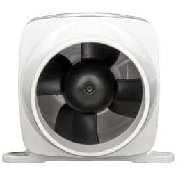 12V DC 3-Inch In-Line Bilge Blower Fan, 130 CFM Marine Ventilation Fan, 2.5A Max Current