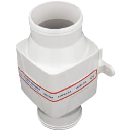 12V DC 3-Inch In-Line Bilge Blower Fan, 130 CFM Marine Ventilation Fan, 2.5A Max Current
