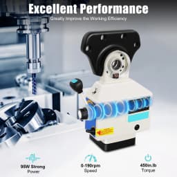 Power Feed for Milling Machine 95W Pure Copper Motor Portable Power Feed Device X-Axis Speed Adjustable