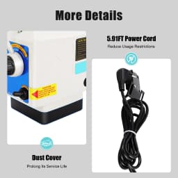 Power Feed for Milling Machine 95W Pure Copper Motor Portable Power Feed Device X-Axis Speed Adjustable