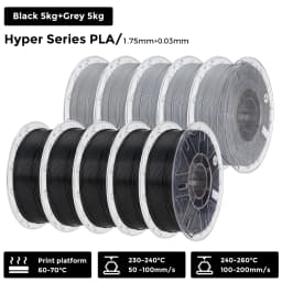 Creality Hyper PLA RFID Filament 1.75mm 1KG High-speed Printing Comes with A Built-in Chip To Recognize Colors for K2 Plus Combo