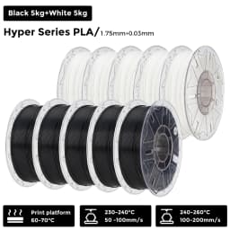 Creality Hyper PLA RFID Filament 1.75mm 1KG High-speed Printing Comes with A Built-in Chip To Recognize Colors for K2 Plus Combo