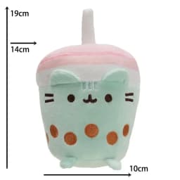 Simulated Cat Doll Plush Toy Anime Cat Soft Home Decoration Tabletop Bedroom Decoration Kids Toy Series Accessories Gifts/