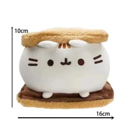 Simulated Cat Doll Plush Toy Anime Cat Soft Home Decoration Tabletop Bedroom Decoration Kids Toy Series Accessories Gifts/