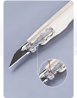 9mm Anti-Shaking Utility Knife Sharp Steel Blades Box Cutter Auto Lock Professional Craft DIY Opener