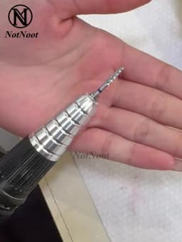NotNoot 1-Pack Carbide Cuticle Drill Bits - 3/32" Medium Grit Cone for Efficient Gel Removal - Ideal for Electric Nail Drills P