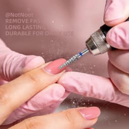 NotNoot 1-Pack Carbide Cuticle Drill Bits - 3/32" Medium Grit Cone for Efficient Gel Removal - Ideal for Electric Nail Drills P