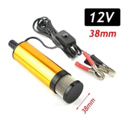 38/51MM Electric Car Oil Pump 12L/min DC12V For Pumping Diesel Oil Water Fuel Transfer Pump Quality Motor Aluminum Alloy Shell