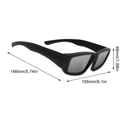 1/2/5 Pack Solar Eclipse Glasses, Observation Sunglasses, Made from Biodegradable Materials, Safe Protection for Adults & Teens