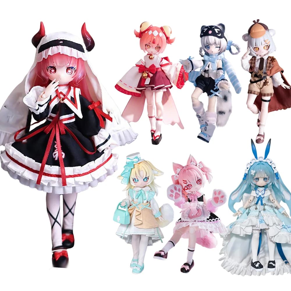 Authentic Sakura Park Start Again Series 1/12 Bjd  Blind Box Movable Joint Doll Action Figure Anime Figure Model Mystery Gift