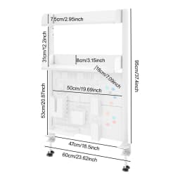Desktop Bookshelf Multipurpose Clip-on Desk Organiser Countertop Clip-on Bookshelf