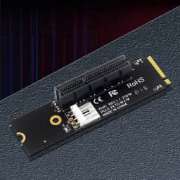 NGFF M.2 To PCI-E 4X SATA Power Riser Compatible with X1 X4 X8 X16 PCI-e Interface Convert Adapter Static Bag Packaging