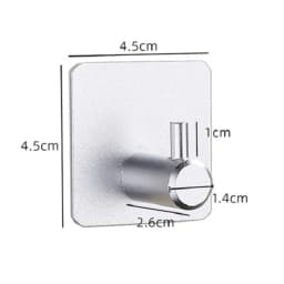 Self Adhesive Kitchen Towel Hooks Door Wall Mounted Household Hat Key Coat Rack Door Hanging Organizer Home Soupplies