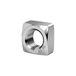 DIN557 Square Nuts 304 Stainless Steel M3 M4 M5 M6 M8 M10 M12 Four‑Sided Nuts for Industry Fastening