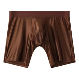 Mens Underwear Boxers Solid U Pouch Panties For Man Extended Leg Boxer Shorts Homme Middle Waist Sports Underpants Male M-XXL
